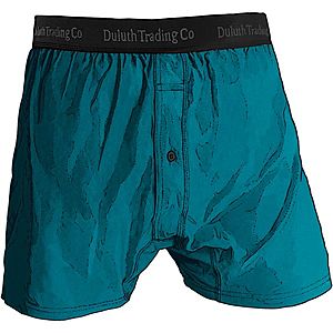 Duluth Trading Co. Buck Naked Performance Boxers or Briefs: 4 for $44 (select colors only) + Free Shipping