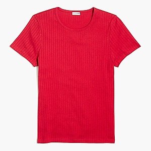 J.Crew Factory Night Sale: Extra 70% Off Clearance Styles: Women's Ribbed T-Shirt $5.10, Men's 7" Ripstop Mountaineering Shorts $5.10 & More + Free Shipping