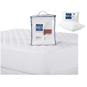 Big One Essential Mattress Pad (Queen) + 2 Pillows $13, King Mattress Pad + Pillow $13.74, Set of 2 Twin Matress Pads + Pillow $13.74 + free store pickup at Kohls