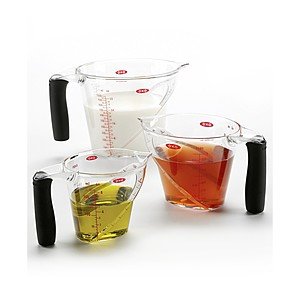 Kitchenware: 3-Piece OXO Angled Measuring Cup Set (1,2,4 Cup) $9.80 & More + Free Store Pickup