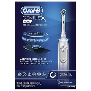 Oral-B Genius X 10000 Electric Toothbrush + $30 Walgreens Points $105 (after rebate) + free shipping