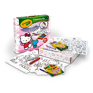 40-Piece Crayola Hello Kitty Art Kit $15.60 + Free S&H on $35+