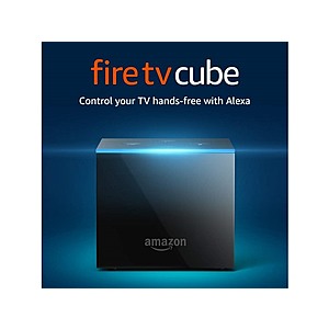 Amazon Devices: 4K Fire TV Cube (1st Gen) w/ 2nd Gen Voice Remote (Used: Good) $40 & More + Free S/H for Prime Members