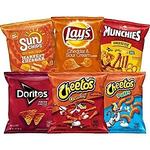 40-Count Frito-Lay Cheesy Mix Variety Pack $9.55