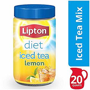 Add-on: Lipton Black Iced Tea Mix, Diet Lemon [20 qt]-$3.98@Amazon