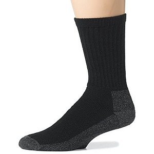 3-Pack Wigwam Men's At Work Crew Socks (Black, XL)  $6.70 + Free S&H w/ S&S