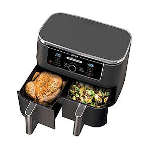 Costco Members: Ninja Foodi 6-in-1 10-qt. XL 2-Basket Air Fryer with DualZone Technology - $120 in-store, $130 online + Free Shipping