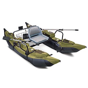 9' Classic Accessories Colorado Inflatable Pontoon Boat (Sage/Black) $399.50 + Free Shipping