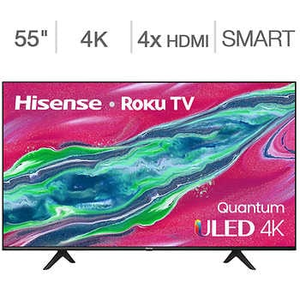 Hisense 55" U6GR5 4K ULED Roku TV $399.99 @ Costco.com