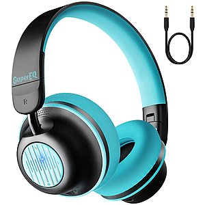 SuperEQ S2 Bluetooth 5.0 On-Ear ANC Headphones w/ CVC 8.0 Mic (Various Colors) $18.40 + Free S/H