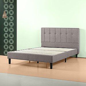 Zinus Brandy Upholstered Platform Beds: King $207.20, Full $169.40 & More + Free S/H