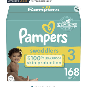 YMMV Prime Members Pampers Swaddlers Size 3 $20 off 2 box + $15 Amazon credit As Low as $59.49 $59.49