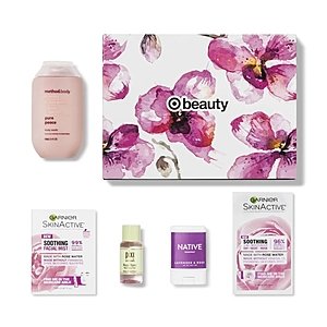 Select Target April Beauty Boxes are now  $3.50 in store and online with Order Pickup and Cartwheel Coupon. REDcard additional 5% off.