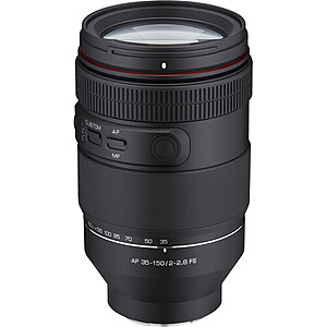Samyang AF 35-150mm f/2-2.8 Lens (Sony E), Daily Deal $999