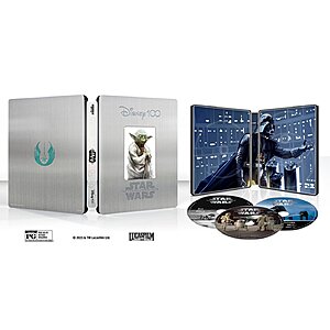 Best Buy Exclusive 4K UHD Steelbooks: Star Wars (Episodes IV, V, or VI) $17 each & More + Free S&H