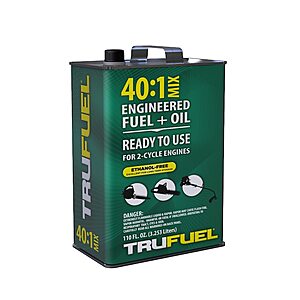 TruFuel 110-oz 40:1 Ethanol Free Pre-Blended 2-Cycle Fuel in the Power Equipment Fuel department at Lowes.com $9.57