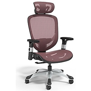 Union & Scale FlexFit Hyken Mesh Task Chair (Maroon) $120 + Free Store Pickup