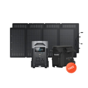 Ecoflow Delta Pro + 2 solar panels 220w + a FREE BAG $3059