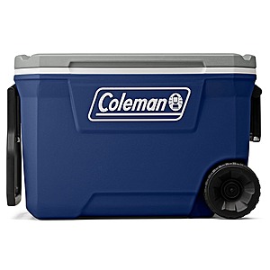 62-Quart Coleman 316 Series Insulated Portable Cooler w/ Heavy Duty Wheels (Twilight Blue) $44.65 + Free Shipping