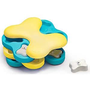 Outward Hound Nina Ottosson Dog Tornado Dog Puzzle Interactive Treat Puzzle Dog Enrichment Dog Toy, Level 2 Intermediate, Blue $6.96 + Free Shipping w/ Prime or on $35+