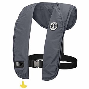 MUSTANG SURVIVAL M.I.T. 100 Automatic Inflatable Life Jacket, Grey, Model # 20141495 $68.99 on 50% off clearance @ West Marine