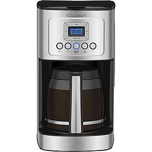 $69.99: Cuisinart Coffee Maker, 14-Cup Glass Carafe, Stainless Steel, DCC-3200P1