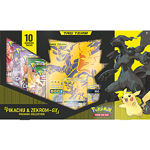 Pokemon Trading Card Game: Pikachu and Zekrom-GX Premium Collection GameStop Exclusive - $40