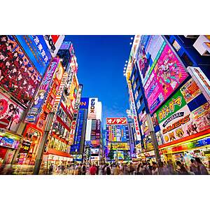 Los Angeles to Tokyo Japan $539 RT Nonstop Airfares on American and United Airlines Basic Plus 1 Free Checked Bag (Travel January - February 2023)