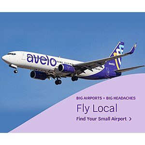 Avelo Air One-Way Airfares $19 On Select Routes / Select Dates - Book by March 5, 2023