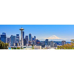 RT New Jersey to Seattle or Vice Versa $198 Nonstop Airfares on United or Alaska Airlines BE (Travel January - March 2024)
