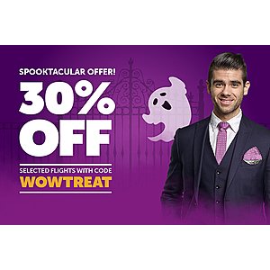 WOW Air - 30% Off Promo Code on Select European Destinations - Book by Nov 2, 2018