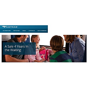 Amtrak Half Off Leap Day Promotion - Book by Feb 29, 2020