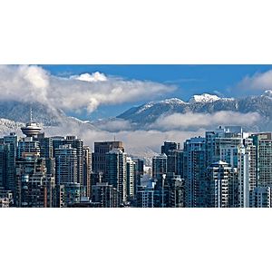 Charlotte NC to Vancouver Canada $168 RT Airfares on United Airlines Main Cabin (Travel September-December 2020)
