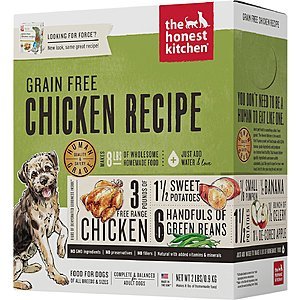 Honest Kitchen 20%-22% off dog food on Amazon