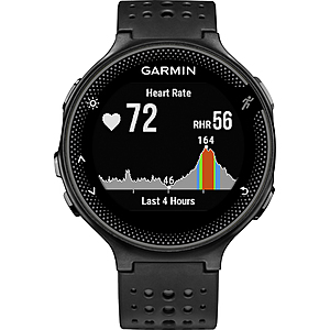Garmin - Forerunner 235 GPS Running Watch - Black/Gray $149.99