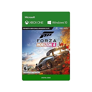 Forza Horizon 4: Standard Edition Xbox One / Windows 10 [Digital Download] $16.99 @newegg.com