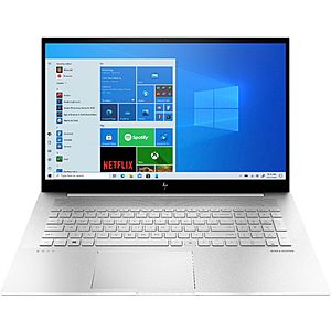 HP - ENVY 17.3" Touch-Screen Laptop - Intel Core i7 - 12GB Memory - 512GB SSD + 32GB Intel Optane - Natural Silver $829.99 with student deal