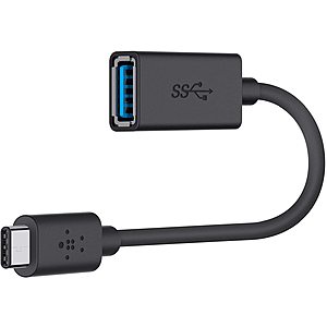 Belkin USB-C to USB-A 3.0 Adapter, Free Shipping YMMV $2.99 (after MS Store $5 credit applied)