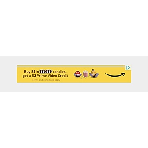 $3 Amazon Digital Credit with $9 M&M’s purchase
