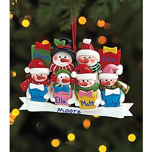 Snowman Ornament $2.98 Personalized it By Sharpie
