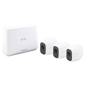 Netgear Arlo Pro 2 Wireless Security Camera System - 3 Rechargeable Wire-Free HD 1080p Night Vision Indoor/Outdoor with 2-Way Audio, Free Arlo Basic 7-Day Cloud Storage $250 Newegg