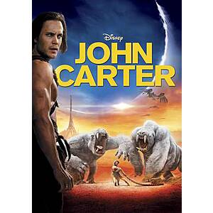 John Carter, Tron(1982) and Tron Legacy(2010) MA HD $4.99