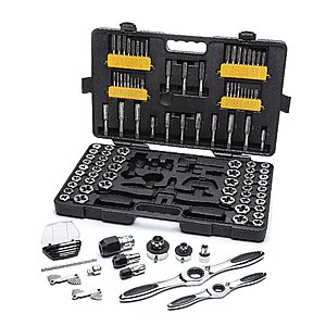 GEARWRENCH 114 Piece Ratcheting Tap and Die Set, SAE/Metric - 82812 $130 shipped Amazon