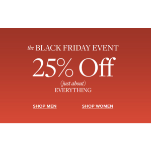 Brooks Brothers 25-40% BF sale + stack 20% off + 15% off (email signup) using shoprunner