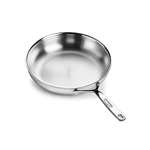 Demeyere 5-Plus 11" Stainless Steel Skillet: Skillet w/ Lid $120, Skillet only $100 + Free Shipping