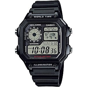 Casio Illuminator Men's Watch (Black) $16