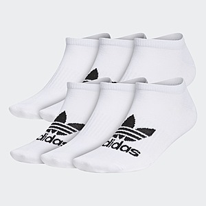 6-Pair adidas Men's & Women's Superlite No-Show Socks (various) $7 + Free Shipping