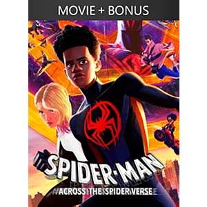 Spider-Man: Across The Spider-Verse + Bonus Content (4K UHD Digital Film) $5