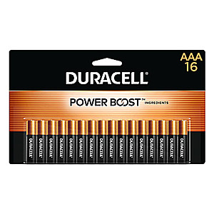 100% Back in Bonus Rewards at Office Depot on Duracell Coppertop AA/AAA 16-pk and 24-pk batteries. Limit 2 items per member.