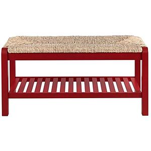 Home Decorators Collection Dorsey Entryway Bench w/ Rush Seat $85.50 + Free S&H & More